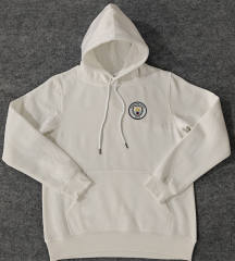 Player Version 2024-2025 Manchester City White Thailand Soccer Tracksuit With Hat-CS