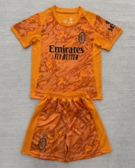 2025-2026 AC Milan Goalkeeper Orange  Soccer Uniform-AY