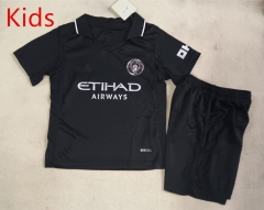 25-26 Manchester City Away Black Kids/Youth Soccer Uniform-507