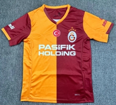 (S-4XL) With Sponsor Version 25-26 Galatasaray SK Home Red&Orange Thailand Soccer Jersey AAA