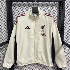 25-26 Liverpool Beige Thailand Soccer Coat-9812