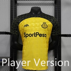 Player Version 25-26 Young Africans Yellow Thailand Soccer Jersey AAA-888