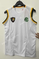 Retro Version 2002 Cameroon White Thailand Soccer Jersey AAA-811