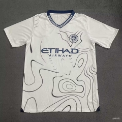 2024-2025 Manchester City White Training Soccer Jersey AAA-4178