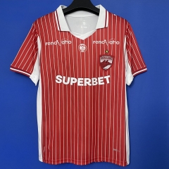 25-26 Dinamo Bucureşti Red Thailand Soccer Jersey AAA-6486