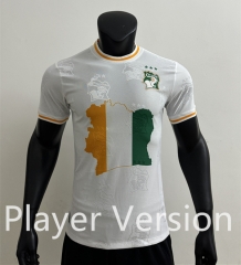 Player Version 2025-2026 Cote d'Ivoire White Thailand Soccer Jersey AAA-4506