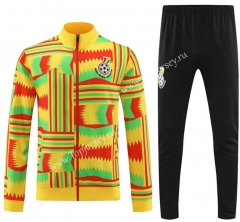 2023-2024 Ghana Yellow Thailand Soccer Jacket Uniform-4627