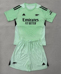 2025-2026 Arsenal Goalkeeper Light Green Soccer Uniform-AY