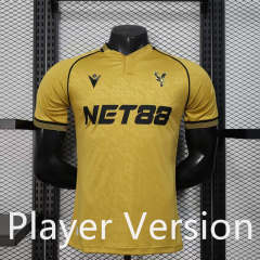 Player Version 2025-2026 Crystal Palace Away Gold Thailand Soccer Jersey AAA-888