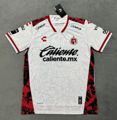 (S-4XL) 25-26 Club Tijuana Away White Thailand Soccer Jersey AAA-4506