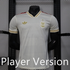 Player Version 25-26 Flamengo 2nd Away White Thailand Soccer Jersey AAA-888