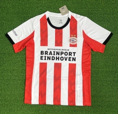 (S-4XL) 25-26 PSV Eindhoven Home Red&White Thailand Soccer Jersey AAA-403