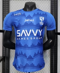 Player Version 2025-2026 Al Hilal SFC Home Blue Thailand Soccer Jersey AAA