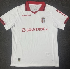 25-26 SC Braga Away White Thailand Soccer Jersey AAA-5303