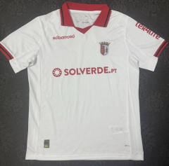 25-26 SC Braga Away White Thailand Soccer Jersey AAA-5303