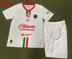 2025-2026 Deportivo Guadalajara Away White Kid/Youth Soccer Uniform-912