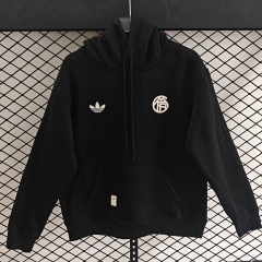 Player Version 25-26 Bayern München Black Thailand Soccer Tracksuit Top With Hat-LH