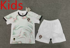 2025-2026 Portugal Away White Kids/Youth Soccer Uniform-8975