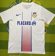 (S-4XL) 25-26 F.C. Alverca Away White Thailand Soccer Jersey AAA-5303