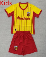 2025-2026 RC Lens Home Yellow&Red Kids/Youth Soccer Uniform-AY
