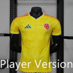 Player Version 25-26 Colombia Home Yellow Thailand Soccer Jersey-888