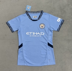 2024-2025 Manchester City Home Blue Women Thailand Soccer Jersey AAA-4506