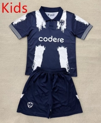 25-26 Commemorative Edition Monterrey Blue& White Kids/Youth Soccer Uniform-AY