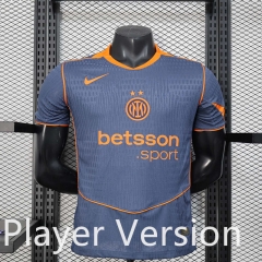 Player Version 25-26 Inter Milan 2nd Away Royal Blue Thailand Soccer Jersey AAA-888
