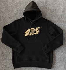 125th Anniversary AC Milan Black Thailand Soccer Tracksuit Top With Hat-LH