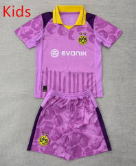 25-26 Club World Cup Borussia Dortmund Goalkeeper Purple Kids/Youth Soccer Uniform-AY