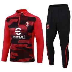 2024-2025 AC Milan Red&Black Thailand Soccer Tracksuit-411