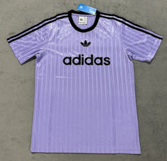 (S-4XL) Adidas Purple Casual T-shirt-4506