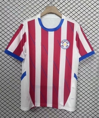 25-26 Paraguay Home Red&White Thailand Soccer Jersey AAA-2044