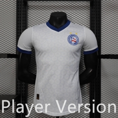 Player Version 2025-2026 Bahia Away White Thailand Soccer Jersey AAA-888