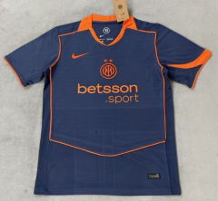 (S-4XL) 25-26 Inter Milan 2nd Away Royal Blue Thailand Soccer Jersey AAA