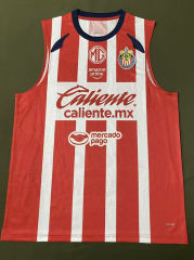 (S-3XL) 2025-2026 Deportivo Guadalajara Home Red&White Thailand Soccer Jersey AAA-912