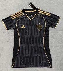 2025-2026 Atlético Mineiro 2nd Away Black Women Thailand Soccer Jersey AAA-4506