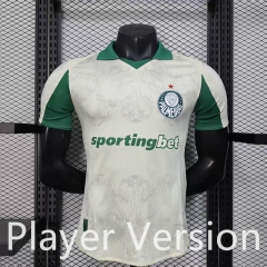 Player Version 25-26 FIFA Club World Cup SE Palmeiras Away Light Yellow Thailand Soccer Jersey-888
