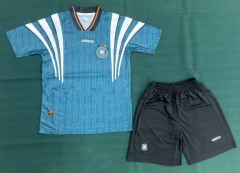 96 Retro Version Germany Green Soccer Uniform-5074