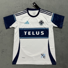 (S-4XL) 2025-2026 Vancouver Whitecaps Home White&Blue Thailand Soccer Jersey AAA-4506