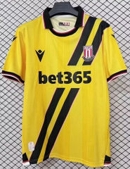 25-26 Stoke City 2nd Away Yellow Thailand Soccer Jersey AAA