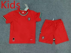 2025-2026 Portugal Home Red Kids/Youth Soccer Uniform-8975