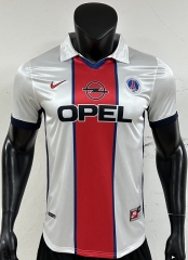 Retro Version 98-99 Paris Away White Thailand Soccer Jersey-3685