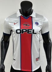 Retro Version 98-99 Paris Away White Thailand Soccer Jersey-3685