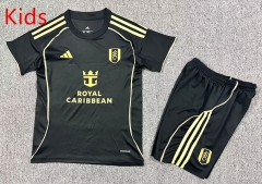 2025-2026 Fulham Away Black Kids/Youth Soccer Uniform-7809
