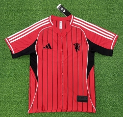 (S-4XL) 25-26 Manchester United Red Thailand Baseball Jersey-403