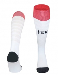 2025-26 PSV Eindhoven Home White Soccer Socks