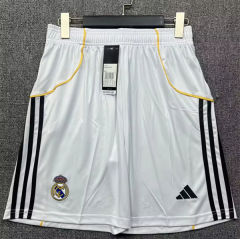 25-26 Real Madrid Home White Thailand Soccer Shorts-718