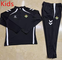 25-26 Real Betis Black Kids/Youth Soccer Tracksuit -411