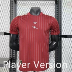 Player Version 2025-2026 Casual Edition Arsenal Maroon Thailand Soccer Jersey AAA-888